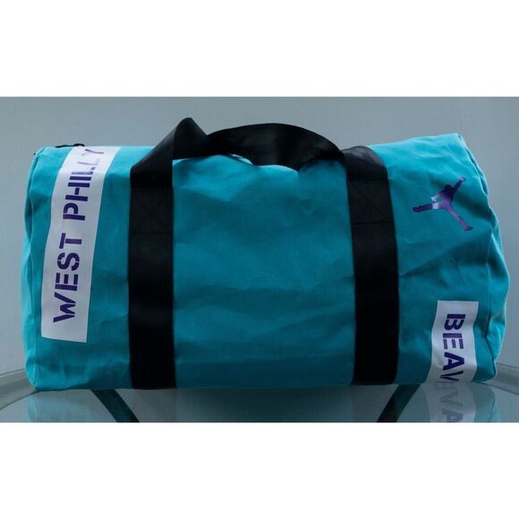 Nike Air Jordan Jumpman Sport Duffel Bag Blue Michael Jordan Strap Bag - Picture 1 of 12